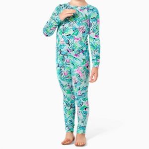 Lilly Pulitzer Sammy Pajama Set in Barking up the Palm Tree